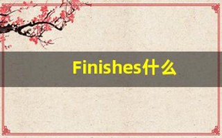 Finishes什么意思,Finishes用法,Finishes的发音,Finishes翻译
