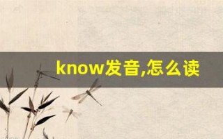 know发音,怎么读,know什么意思,know例句用法