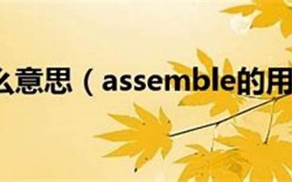 Assemble用法及例句,Assemble中文翻译,Assemble发音,Assemble怎么读,Assemble是什么意思
