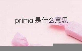 primal什么意思,primal中文翻译,primal用法及例句,primal怎么读