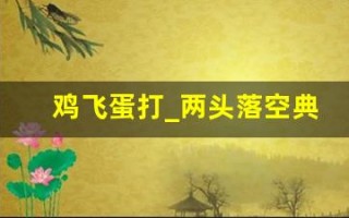 鸡飞蛋打_两头落空典故,鸡飞蛋打_两头落空故事,鸡飞蛋打_两头落空是什么意思