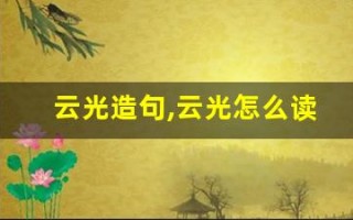 云光造句,云光怎么读,云光的意思,云光的组词
