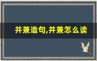 并兼造句,并兼怎么读,并兼的意思,并兼的组词