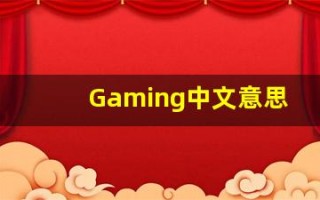 Gaming中文意思,Gaming中文翻译,Gaming用法及例句,Gaming语法