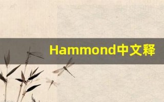 Hammond中文释义,Hammond中文翻译,Hammond造句,Hammond的发音