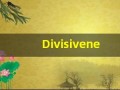 Divisiveness的翻译,Divisiveness怎么读,Divisiveness造句及用法