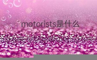 motorist什么意思,motorist中文翻译,motorist用法及例句,motorist怎么读