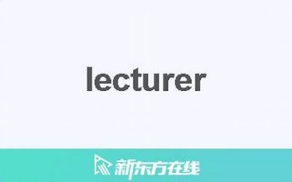 lecturer什么意思,lecturer中文翻译,lecturer用法及例句,lecturer怎么读