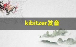 kibitzer发音,怎么读,kibitzer什么意思,kibitzer例句用法