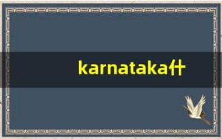 karnataka什么意思,karnataka造句用法,karnataka的发音,karnataka中文翻译