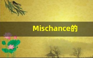 Mischance的翻译,Mischance怎么读,Mischance造句及用法