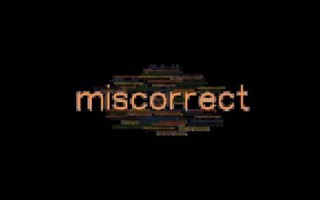 miscorrect什么意思,miscorrect中文翻译,miscorrect用法及例句,miscorrect怎么读