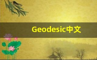 Geodesic中文意思,Geodesic中文翻译,Geodesic用法及例句,Geodesic语法