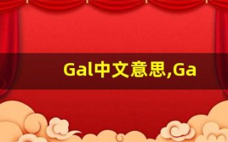 Gal中文意思,Gal中文翻译,Gal用法及例句,Gal语法