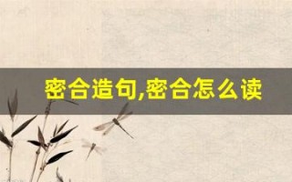 密合造句,密合怎么读,密合的意思,密合的组词