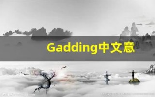 Gadding中文意思,Gadding中文翻译,Gadding用法及例句,Gadding语法