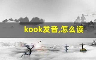 kook发音,怎么读,kook什么意思,kook例句用法