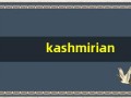kashmirian什么意思,kashmirian造句用法,kashmirian的发音,kashmirian中文翻译