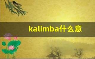 kalimba什么意思,kalimba造句用法,kalimba的发音,kalimba中文翻译