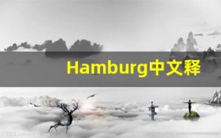 Hamburg中文释义,Hamburg中文翻译,Hamburg造句,Hamburg的发音