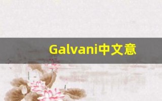 Galvani中文意思,Galvani中文翻译,Galvani用法及例句,Galvani语法