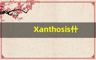 Xanthosis什么意思,Xanthosis用法,Xanthosis造句,Xanthosis的发音