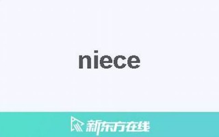 niece什么意思,niece中文翻译,niece用法及例句,niece怎么读