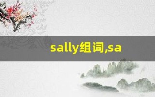 sally组词,sally中文翻译,sally造句,sally的发音