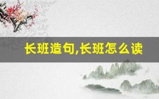 长班造句,长班怎么读,长班的意思,长班的组词