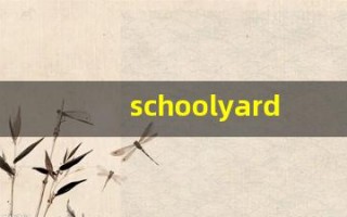 schoolyard组词,schoolyard中文翻译,schoolyard造句,schoolyard的发音