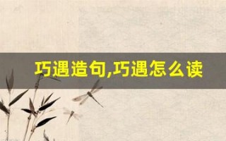 巧遇造句,巧遇怎么读,巧遇的意思,巧遇的组词