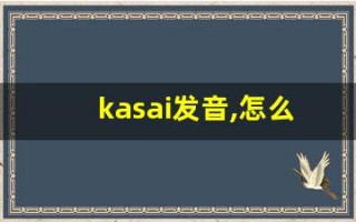 kasai发音,怎么读,kasai什么意思,kasai例句用法