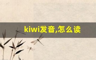 kiwi发音,怎么读,kiwi什么意思,kiwi例句用法