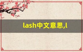 lash中文意思,lash中文翻译,lash用法及例句,lash语法