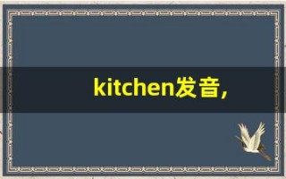 kitchen发音,怎么读,kitchen什么意思,kitchen例句用法