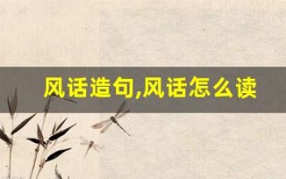 风话造句,风话怎么读,风话的意思,风话的组词