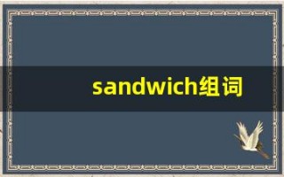 sandwich组词,sandwich中文翻译,sandwich造句,sandwich的发音