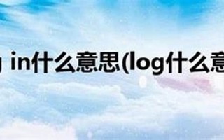 log什么意思,log中文翻译,log用法及例句,log怎么读
