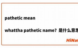 pathetic什么意思,pathetic中文翻译,pathetic用法及例句,pathetic怎么读