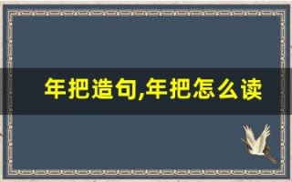 年把造句,年把怎么读,年把的意思,年把的组词