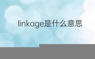linkage什么意思,linkage中文翻译,linkage用法及例句,linkage怎么读