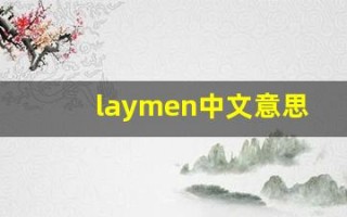 laymen中文意思,laymen中文翻译,laymen用法及例句,laymen语法