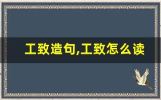 工致造句,工致怎么读,工致的意思,工致的组词