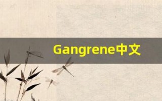 Gangrene中文意思,Gangrene中文翻译,Gangrene用法及例句,Gangrene语法
