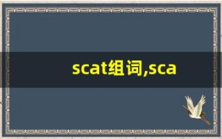 scat组词,scat中文翻译,scat造句,scat的发音