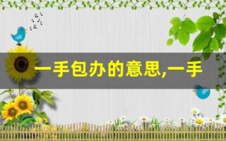 一手包办的意思,一手包办的近义词反义词,一手包办造句例句,一手包办出处及解释